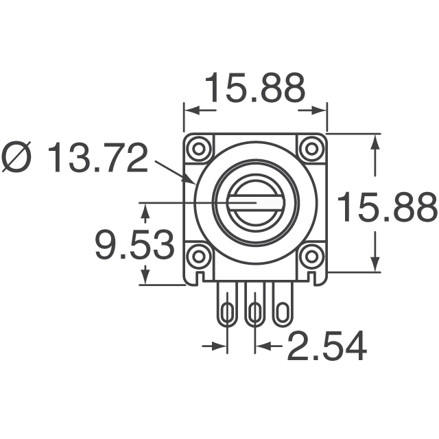 95A1D-Z28-EA0/301L Bourns Inc.  Potenziometri rotativi Reostati